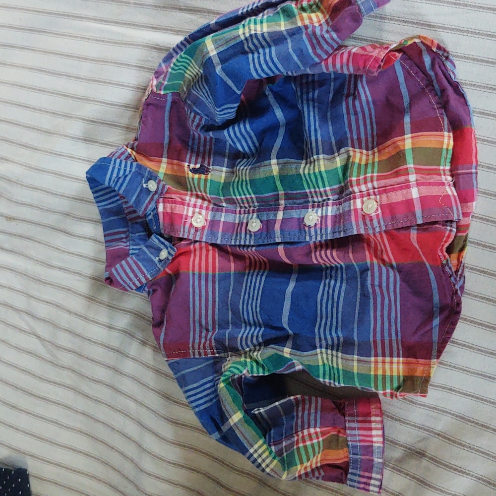 Infant Madras Buttonup
